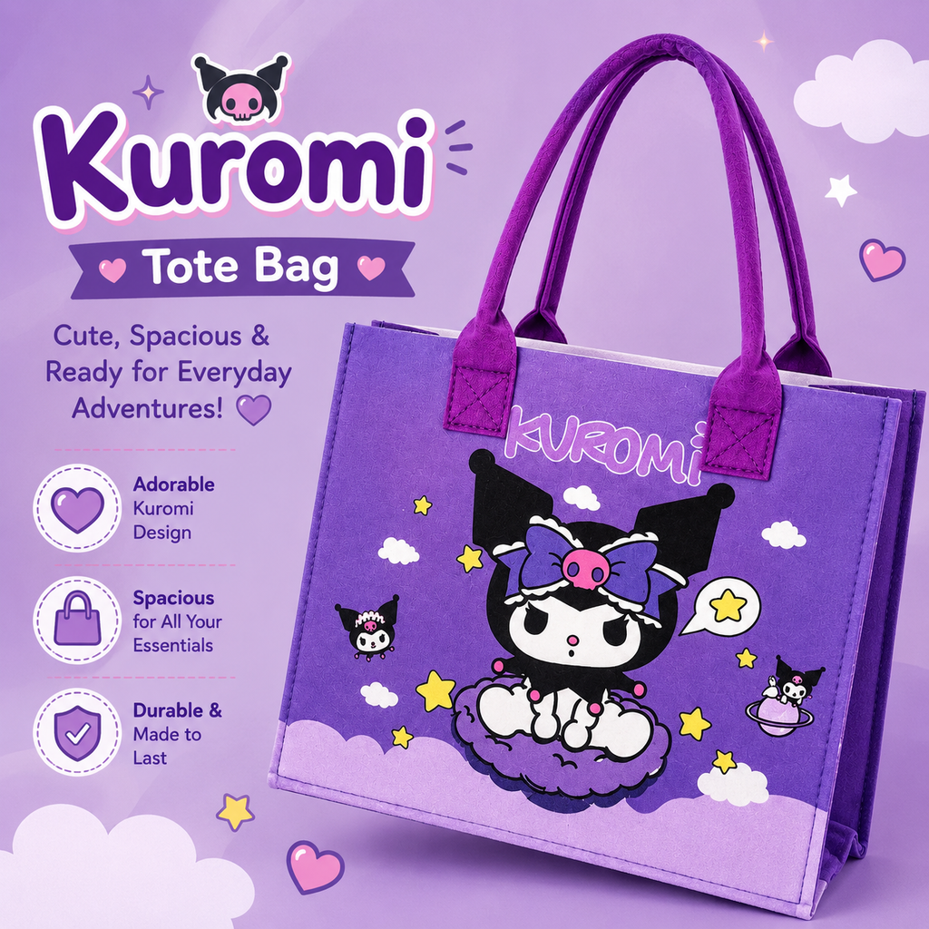 Kawaii Character Tote Bag